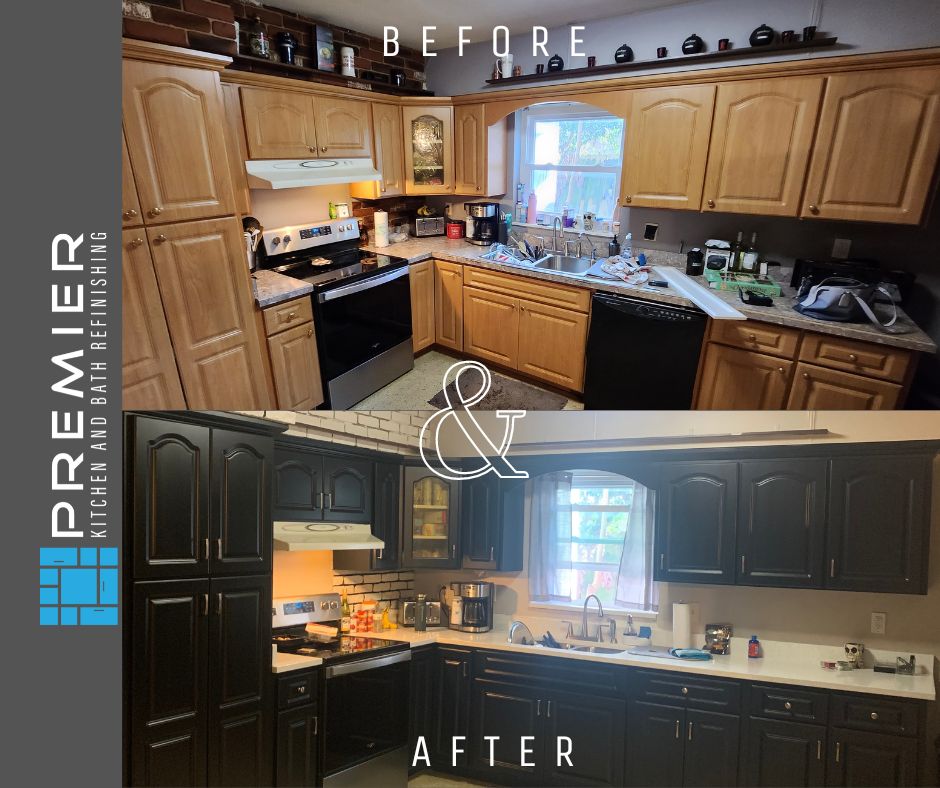 15 Kitchen Cabinet Before and After 1